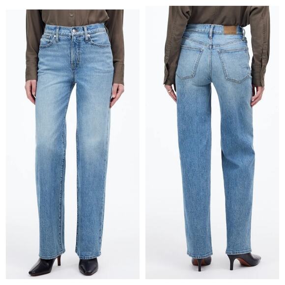 Madewell The Petite Perfect Vintage Wide-Leg Jean 28P Enmore Wash - Picture 1 of 7